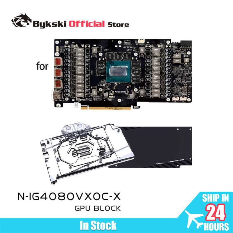 Rtx 4080 Water Cooling Block - Bykski N-IG4080VXOC-X Blocco GPU per iGame