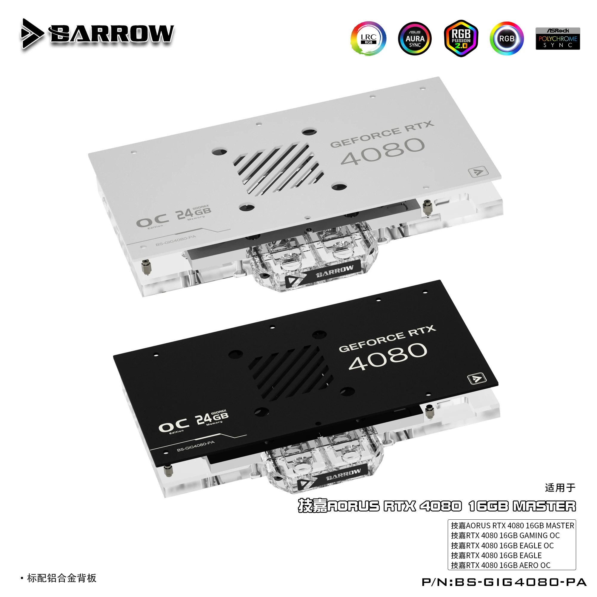 BARROW GPU Blocco acqua per Gi - Rtx 4080 Water Cooling Block recensione e prezzo