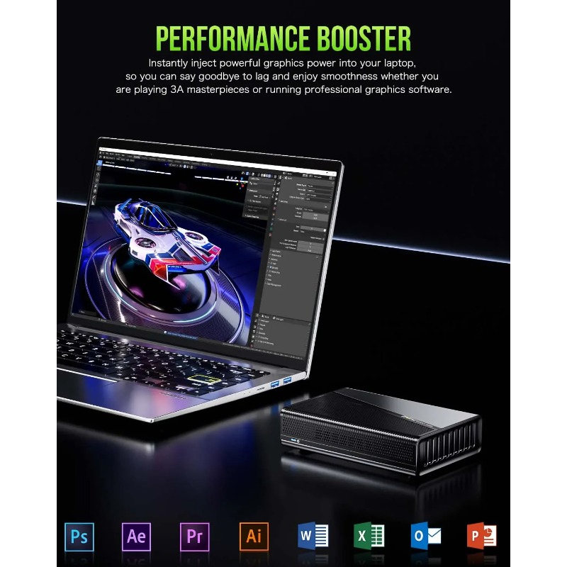 Dock eGPU Oculink G M Ktec AD- - Oculink Gpu Dock Station recensione e prezzo