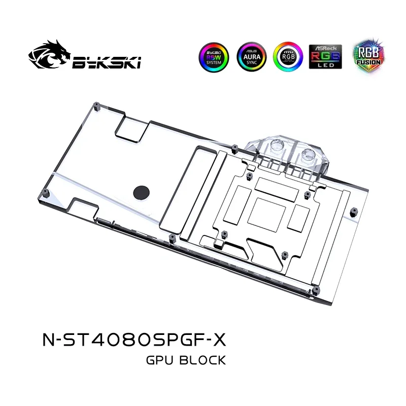 Bykski N-ST4080SPGF-X Blocco G - Rtx 4080 Water Cooling Block recensione e prezzo
