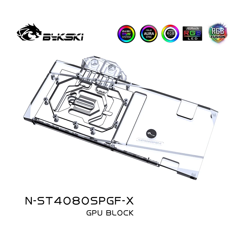 Bykski N-ST4080SPGF-X Blocco G - Rtx 4080 Water Cooling Block recensione e prezzo