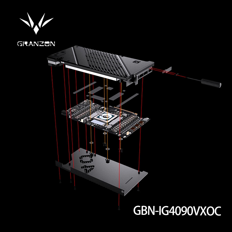 Blocco acqua Granzon per sched - Rtx 4090 Water Block Full Cover recensione e prezzo